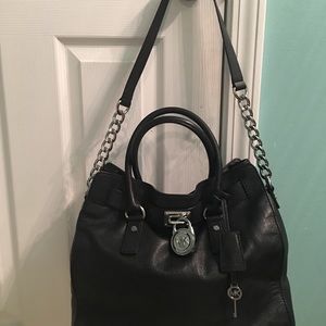 Lg black MK Hamilton Purse
